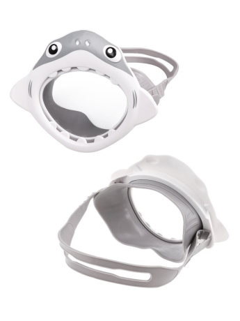 Набор для ныряния детский Акула: маска с трубкой (с клапаном), затычки для ушей