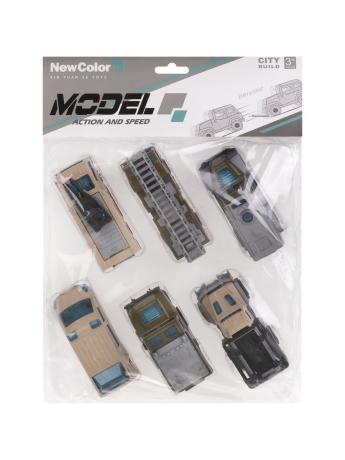 Набор машин металлических 6 шт.