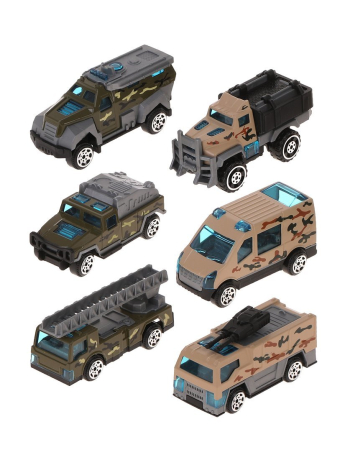 Набор машин металлических 6 шт.