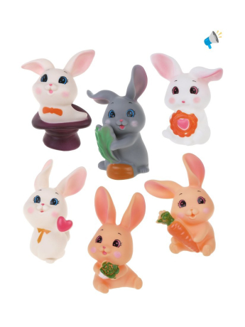 Набор игрушек для купания, 6 шт, пакет