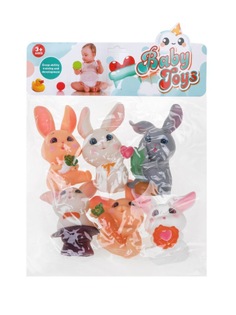 Набор игрушек для купания, 6 шт, пакет