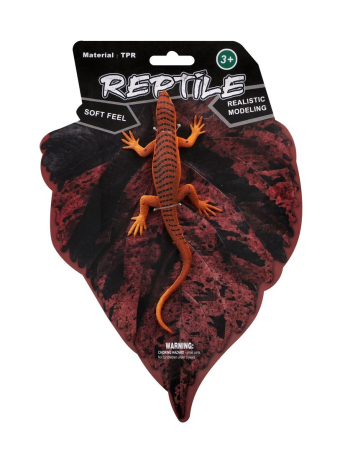 Ящерица, лист картонный