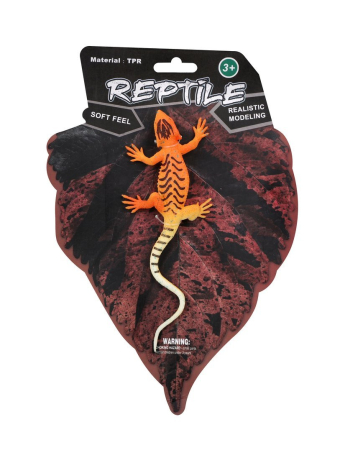 Ящерица, лист картонный