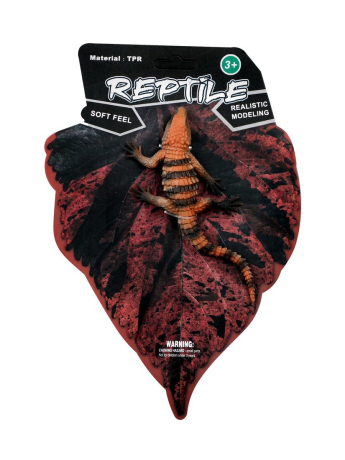 Ящерица, лист картонный