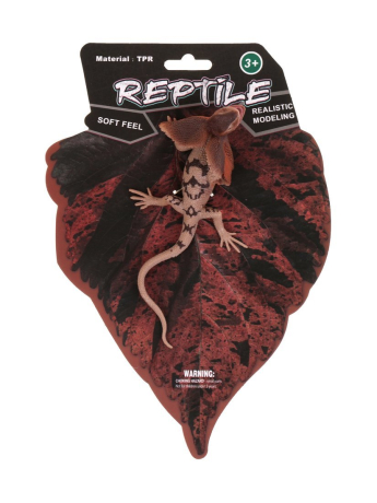 Ящерица, лист картонный