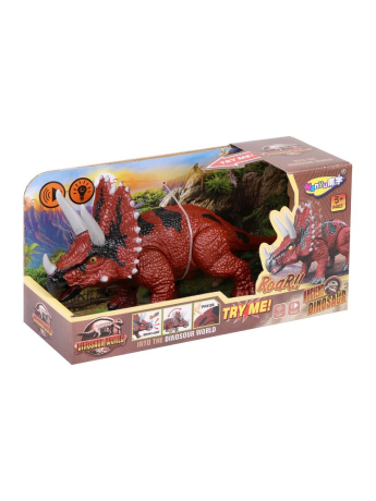 Фигурка Динозавра со светозвуковыми эффектами, в комплекте тестовые элементы питания АG13*3шт.