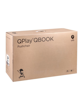 Складная многофункциональная прогулочная коляска ТМ "QPLAY" Qbook 360° беж