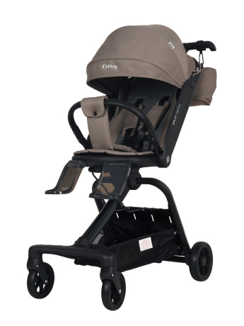 Складная многофункциональная прогулочная коляска ТМ "QPLAY" Qbook 360° сталь