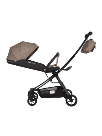 Складная многофункциональная прогулочная коляска ТМ "QPLAY" Qbook 360° сталь