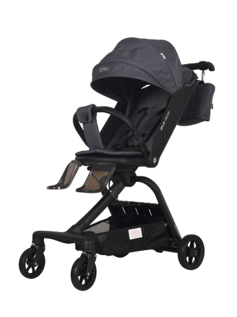 Складная многофункциональная прогулочная коляска ТМ "QPLAY" Qbook 360° navy