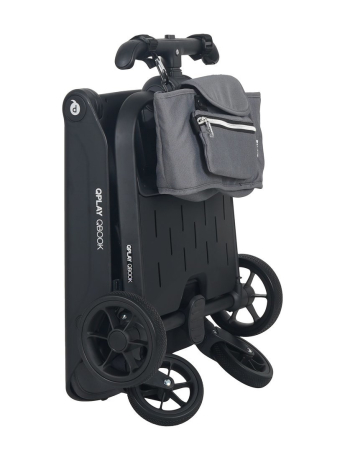 Складная многофункциональная прогулочная коляска ТМ "QPLAY" Qbook 360° графит