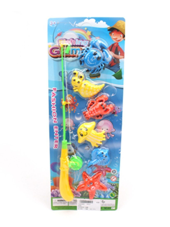 Игровой набор  Рыбалка магнитная, в комплекте предметов 7шт.