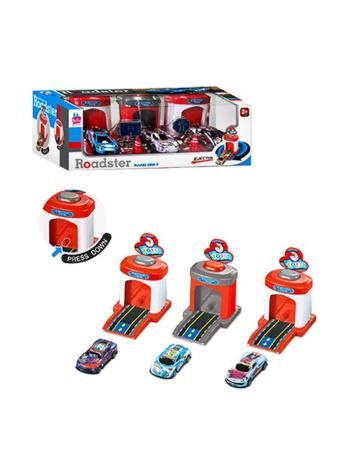 Игровой набор Минигонки, в комплекте предметов/деталей 10шт., наклейка