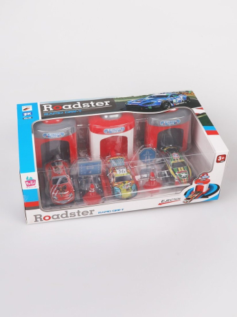 Игровой набор Минигонки, в комплекте предметов/деталей 10шт., наклейка