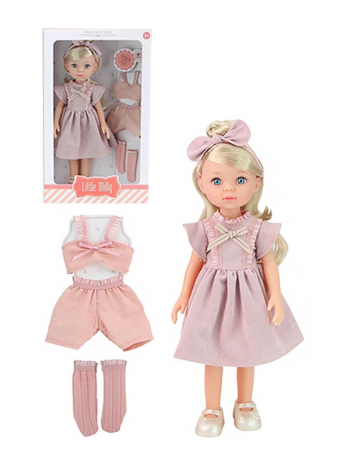 Игровой набор "Модница", кукла, 2 предм., коробка