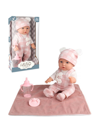 Игровой набор "Милый малыш", пупс, 3 предм., коробка
