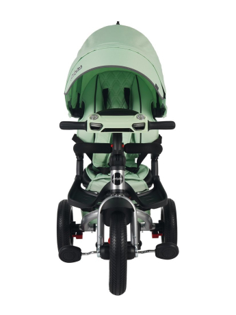 Велосипед 3 кол. Leader 360° 12x10 AIR Car, светло-зелёный