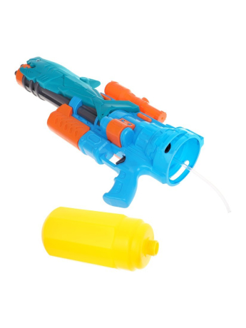 Бластер-пулемёт водяной "Акула" большой 69 см., 1 500 мл. в ассорт., пакет РР с хедером