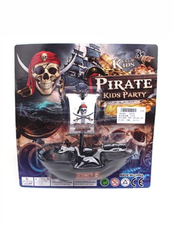 Пиратский корабль электрофицированный 16, 5 см., 2хАА не в компл., блистер