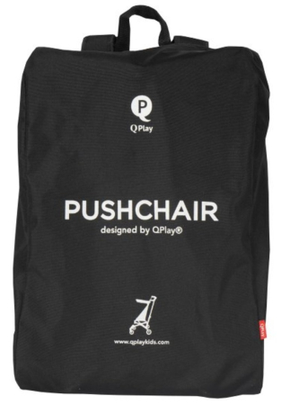 Коляска складная прогулочная Т18 ТМ "QPLAY", черный