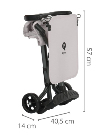 Коляска складная прогулочная Т18 ТМ "QPLAY", серая