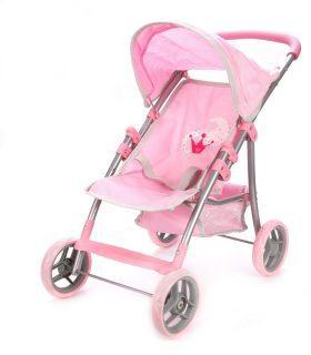 Коляска "Корона" прогулочная с подставкой 52*33, 56, белая коробка