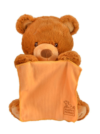 Мишка интерактивный Ку-ку 27см, бурый