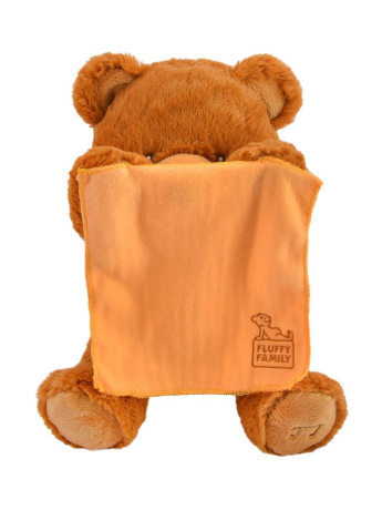 Мишка интерактивный Ку-ку 27см, бурый