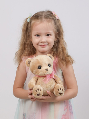 Мишка Глазастик 20см, коробка