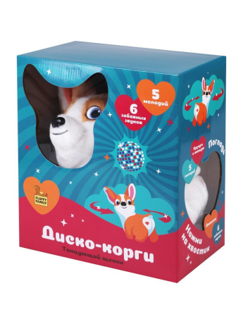 Щенок интерактивный "Диско Корги"