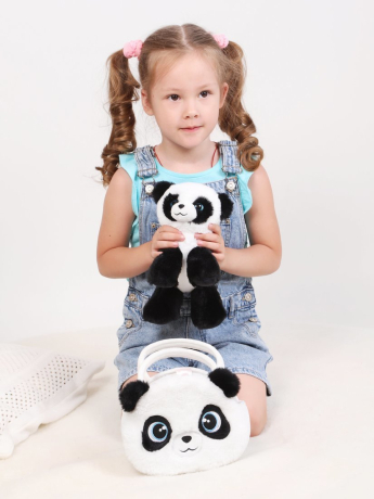 Панда 19см в сумке