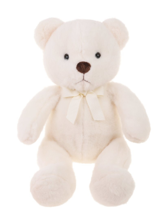 Мишка белый 26см