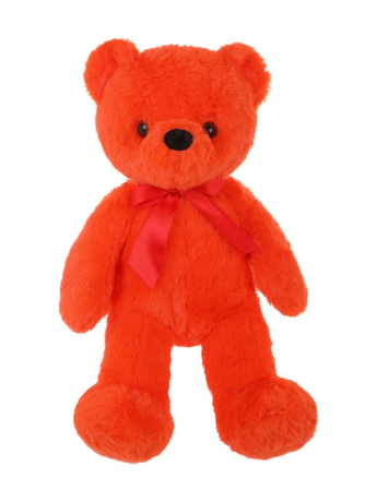 Мишка Радуга  25см, красный