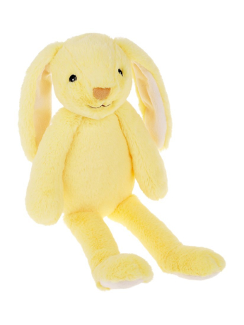 Зайка Радуга 24см, желтый