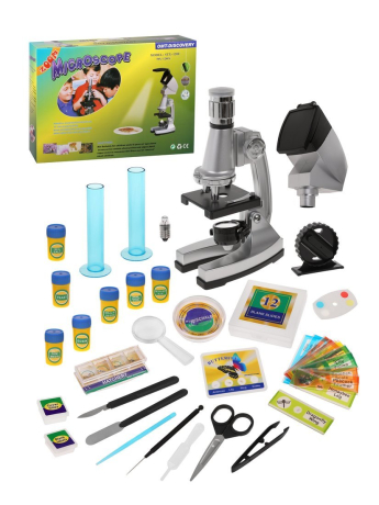 Набор Юный исследователь, пласт., микроскоп, аксесс., 27 предм.