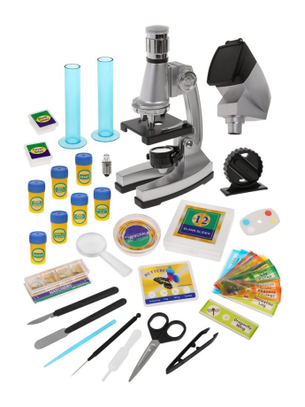Набор Юный исследователь, пласт., микроскоп, аксесс., 27 предм.