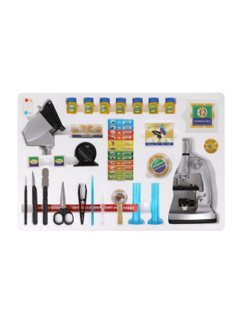 Набор Юный исследователь, пласт., микроскоп, аксесс., 27 предм.