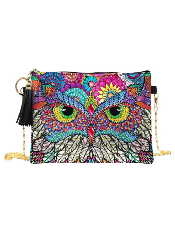 Алмазная мозаика-сумочка «Сова»