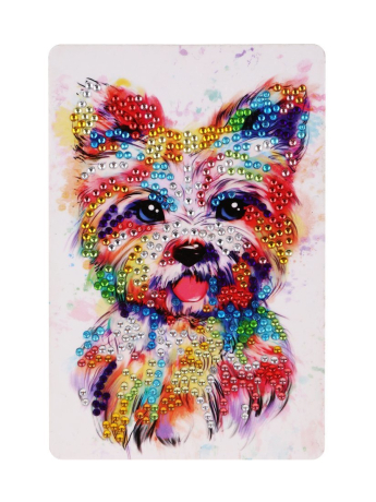 Набор д/творч. Алмазная мозаика «Собачка», 10*15см