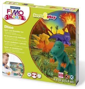 Набор для лепки из полимерной глины FIMO kids form&play Дино