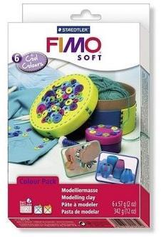 Глина полимерная FIMO soft комплект Холодные цвета