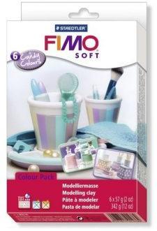 Глина полимерная FIMO soft комплект Конфетные цвета