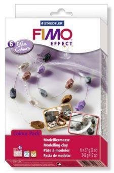 Глина полимерная FIMO soft комплект Гламурные цвета