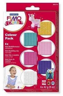 Глина полимерная FIMO kids комплект материалов Гирли
