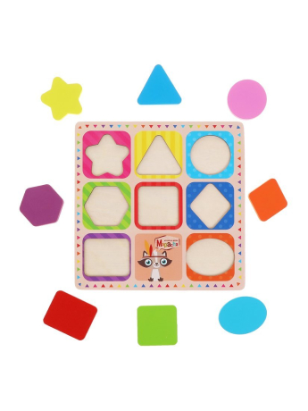 Вкладыши "Веселые фигуры"