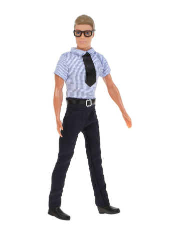 Кукла Defa Lucy 29 см Менеджер, голуб.сорочка, кор.