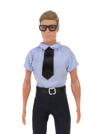 Кукла Defa Lucy 29 см Менеджер, голуб.сорочка, кор.