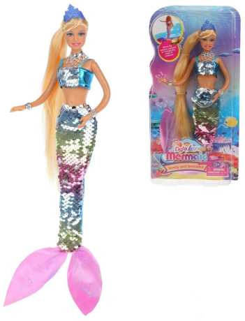 Игровой набор "Русалка", кукла, 4 предм., коробка