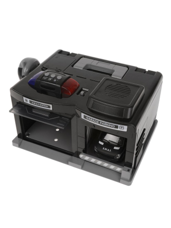 Игр.набор Гараж эл., свет, звук, в комплекте гараж, машина металл., рация, эл.пит.AG13*3 шт. вх., AA*3шт. не вх. в комплект