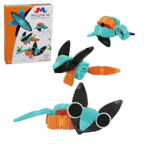 Конструктор магнитный, 14 деталей